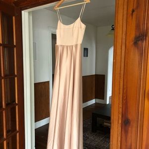 Blush Pink Bridesmaid or Formal Dress